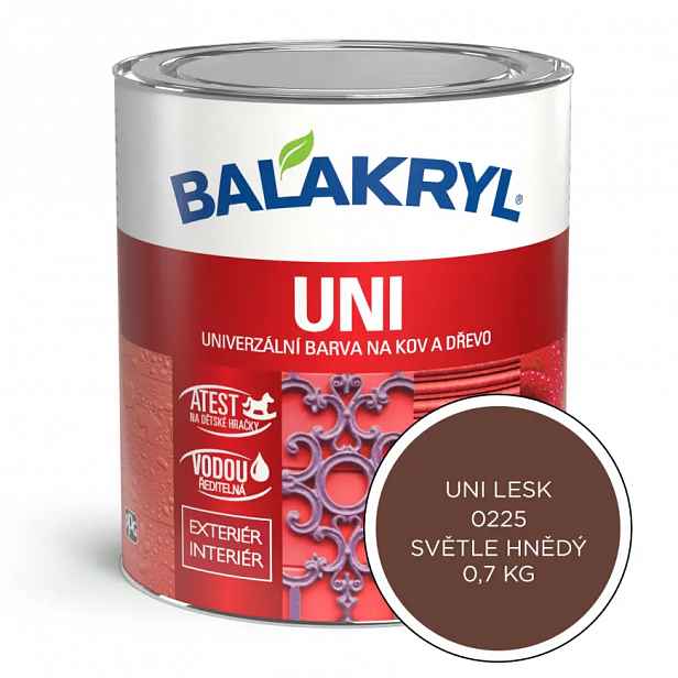 20PO BALAKRYL UNI LESK 0,7KG 0225 SV.HNEDY