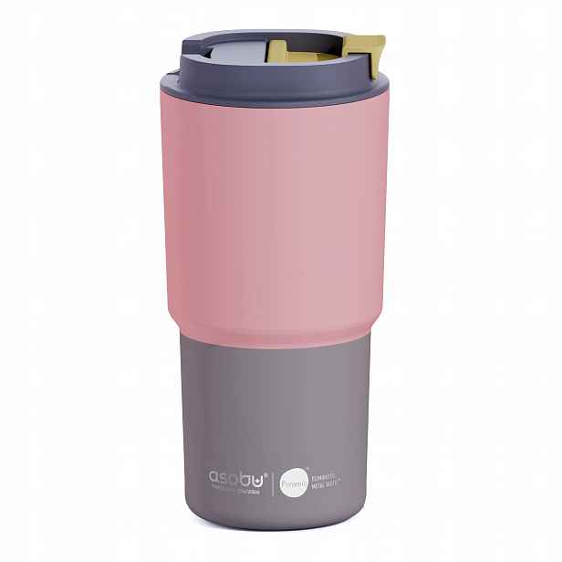 Asobu Pick Me Up termohrnek 650 ml Pastel Peach Keramický Interiér