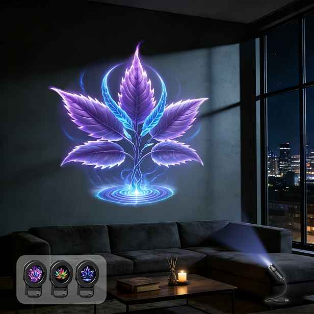 TEMU USB lampa, LED barevná houbová projekční lampa, snová atmosférická lampa, noční lampa na zapojení do zásuvky, dekorativní lampa na čelo postele,