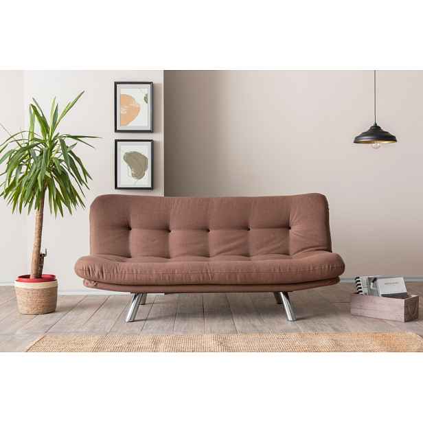 Trojmístná rozkládací pohovka Misa Small Sofabed - Light Brown