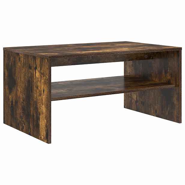 vidaXL Konferenční stolek Kouřový dub 80 x 50 x 40 cm Kompozitní dřevo
