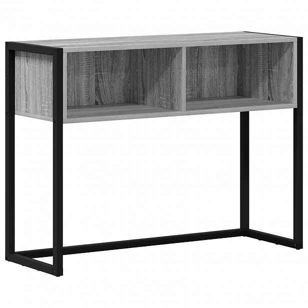 vidaXL Odkládací stolek Šedý Sonoma 100 x 36 x 75 cm Kompozitní dřevo