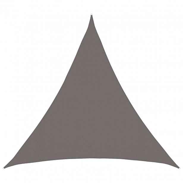 vidaXL Sluneční plachta 2 x 2 x 2 m HDPE Trojúhelníkový Světle šedá