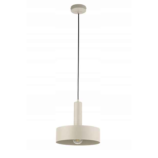 Závěsná stropní lampa Vitrum kruhová béžová Sigma 40807 E27 27 cm nad stůl