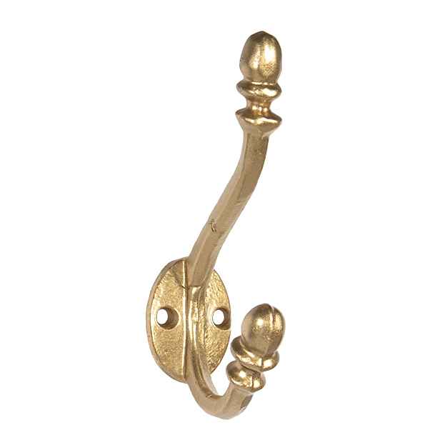 Zlatý kovový háček - 3*8*12 cm Clayre & Eef