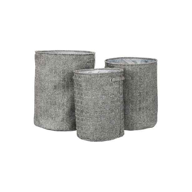Autronic Sada 3 košů na prádlo LK9581-GREY