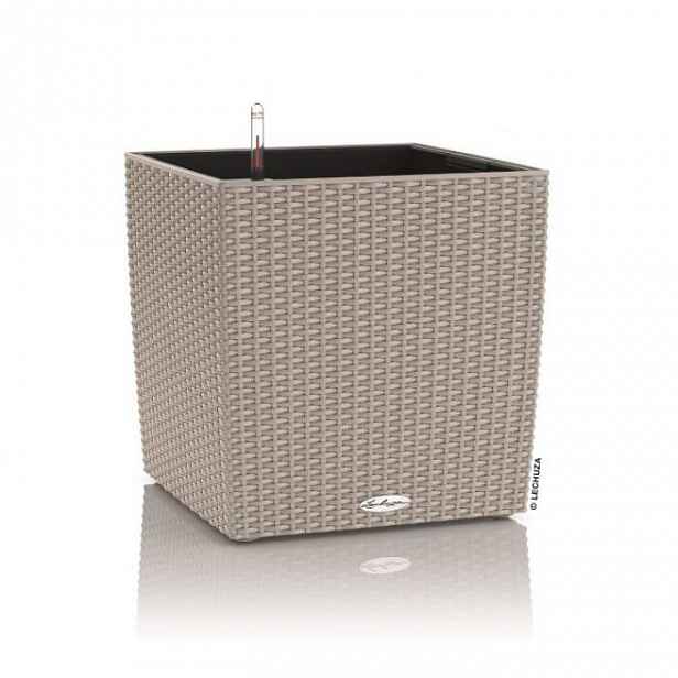 Květináč TREND CUBE Cottage komplet set pískový 40cm