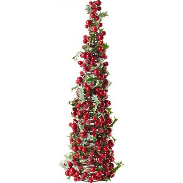 Villeroy & Boch Winter Collage Accessoires vánoční dekorace, stromek s bobulemi, 46 cm