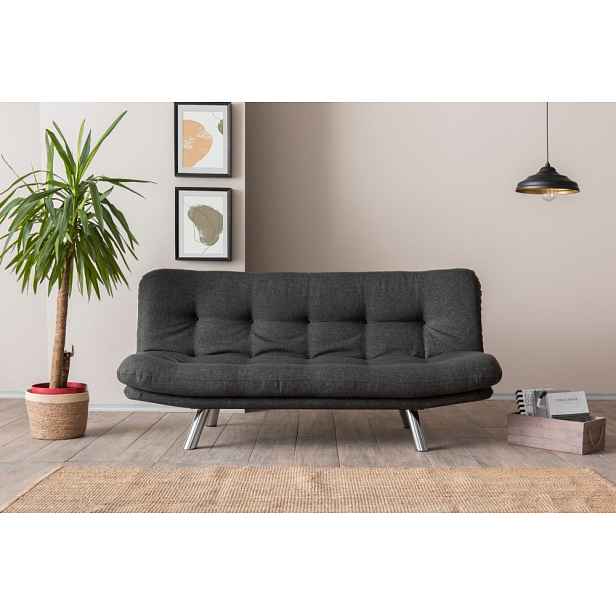 Trojmístná rozkládací pohovka Misa Small Sofabed - Dark Grey