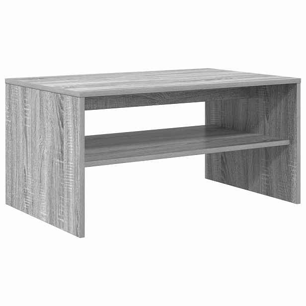 vidaXL Konferenční stolek Šedý Sonoma 80 x 50 x 40 cm Kompozitní dřevo