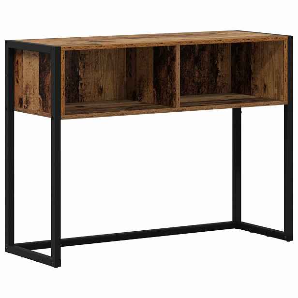 vidaXL Odkládací stolek Staré dřevo 100 x 36 x 75 cm Kompozitní dřevo