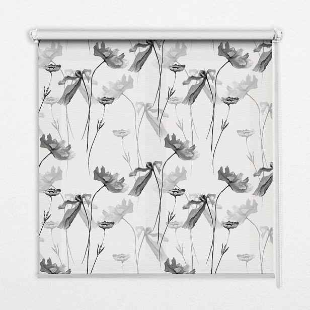 TULUP VNITŘNÍ roleta - okenní roleta - roleta - 60x140 cm - Kreslené květiny