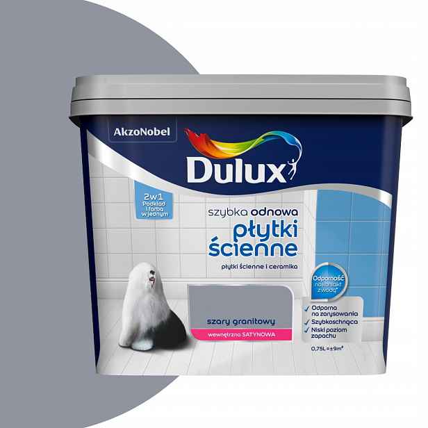 Dulux Rychlá Obnova Stěnové dlaždice 0,75L Šedá žula