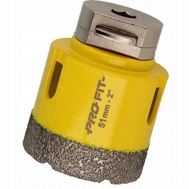 Pro-fit Korunkový Vrták Diamantová D51 mm S10HEX kámen