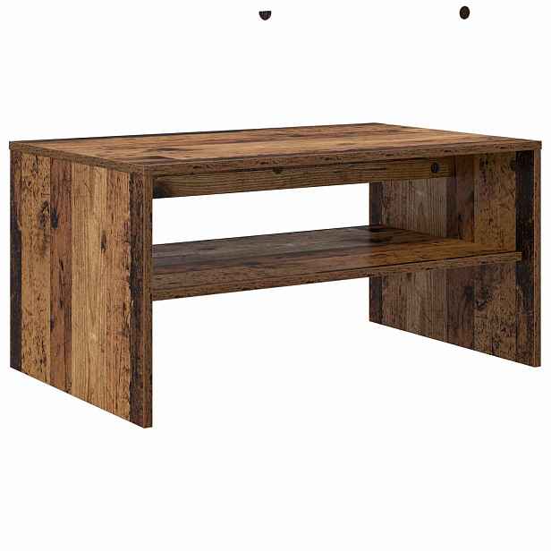 vidaXL Konferenční stolek Staré dřevo 80 x 50 x 40 cm Kompozitní dřevo