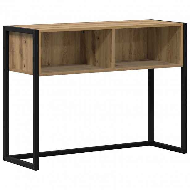 vidaXL Odkládací stolek Dub artisan 100 x 36 x 75 cm Kompozitní dřevo