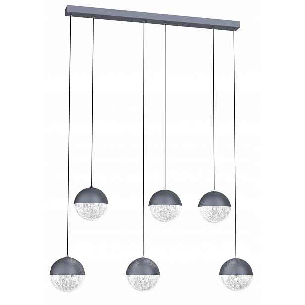 Závěsné svítidlo šedé Led 6X5W 4000K Apeti Candellux