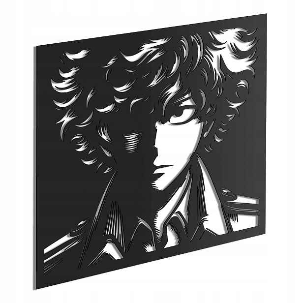 Izuku Midoriya Dřevěný 3D obraz Anime My Hero Academia
