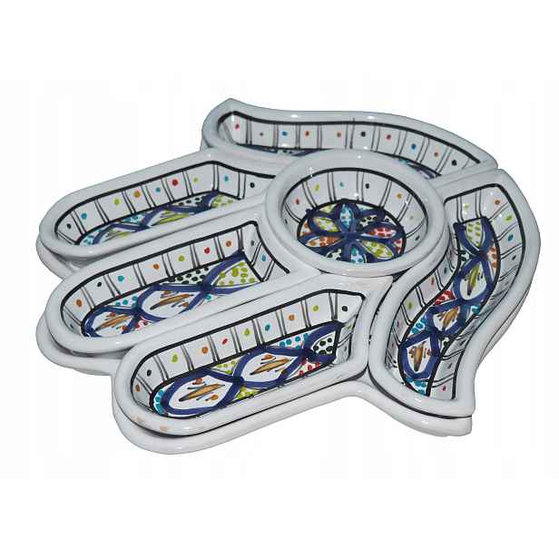 Mezze Set pro Mezze Meze Fatima Maroko Tunisko Hamsa