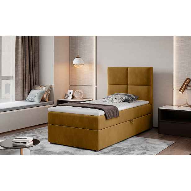 Boxspring Rivia 90 látka: Monolith 48