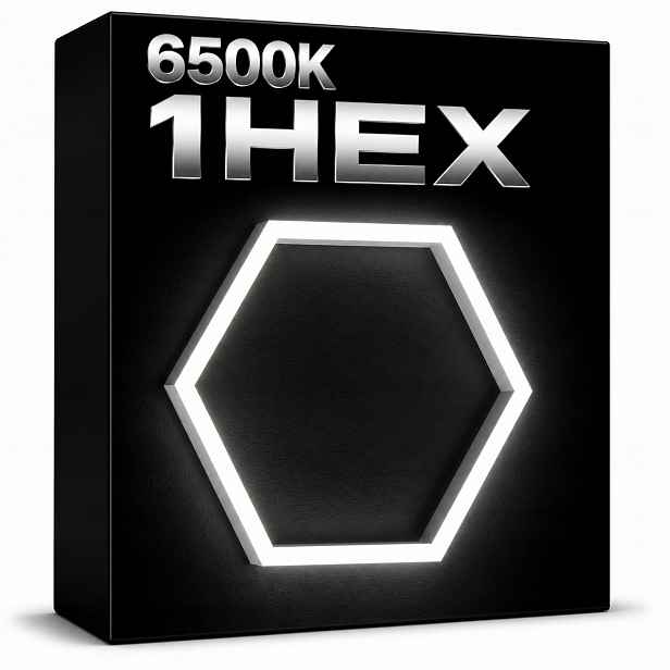 Led stropní lampa černá 1 ks 42W 6500K 92x79 Cm autoservis