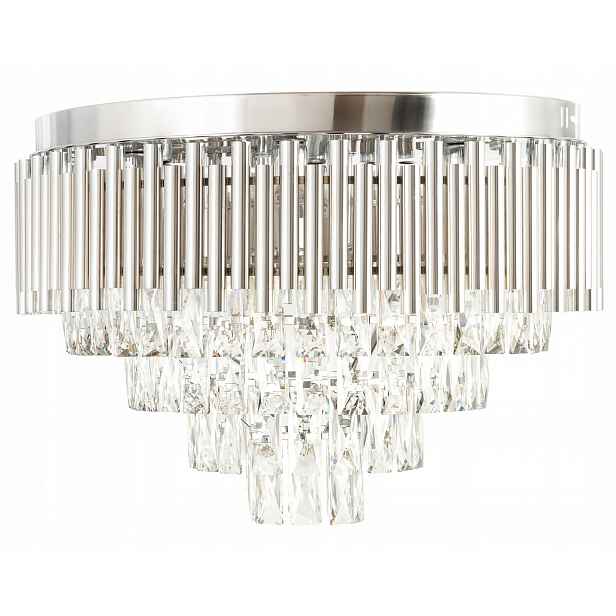 Luxusní křišťálová lustrová lampa Luxury WSC014 Chrome velká