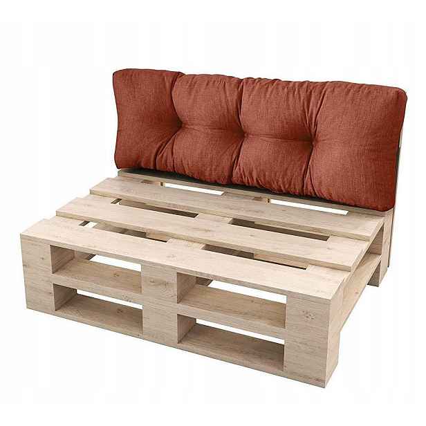 Polštář na opěradlo 120 x 40 cm Malmo Prošívaný Polštáře na paletový nábytek Barva