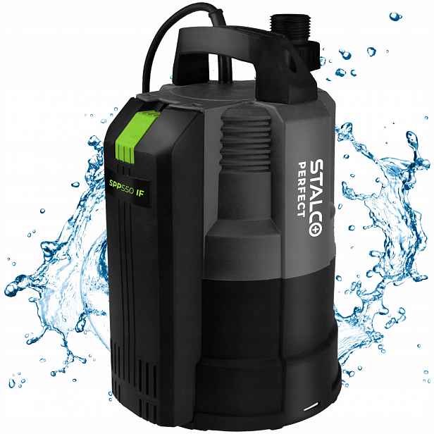 Ponorné Čerpadlo Pro Čistou A Špinavou Vodu 550 W SPP550IF 10000 l/h Stalco