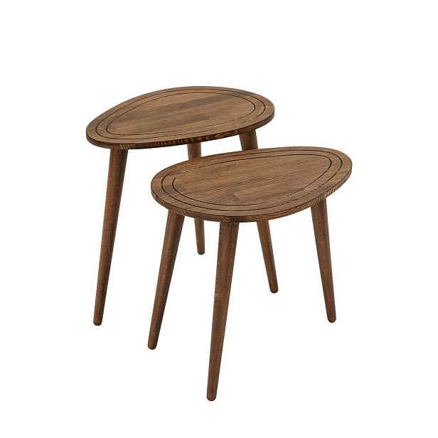 Sada odkládacích stolků Sweet Walnut, 2 ks