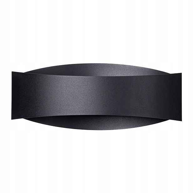 Sollux Nástěnné svítidlo minimalistický geometrický černý kov nahoře dole