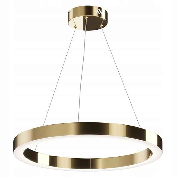 Závěsná lampa mosazný prsten 60 cm Led 4000K do obývacího pokoje ložnice Maytoni