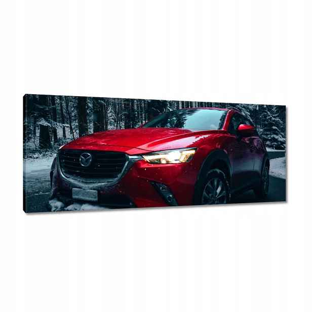 Obrazy 100x40 Červená Mazda Auto
