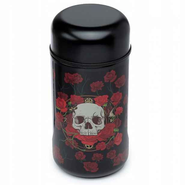 Krabička Nádoba na oběd 500 ml Lebky a růže