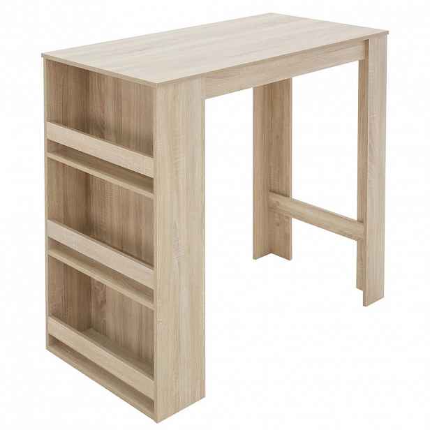 ML-DESIGN BAROVÝ STŮL 117 x 106 x 57 cm dub Sonoma