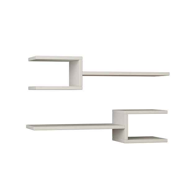 Polička Fork White, 2 ks