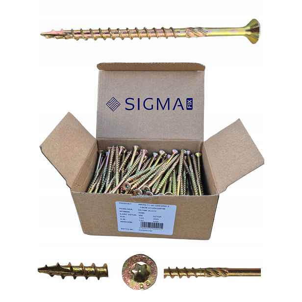 Tesařské Vruty 5x70 Kónická hlava Torx 5 kg