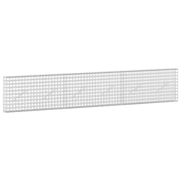 vidaXL Gabion s drátem 3,5 mm a síťkou 5x5 cm 300x10x50 cm