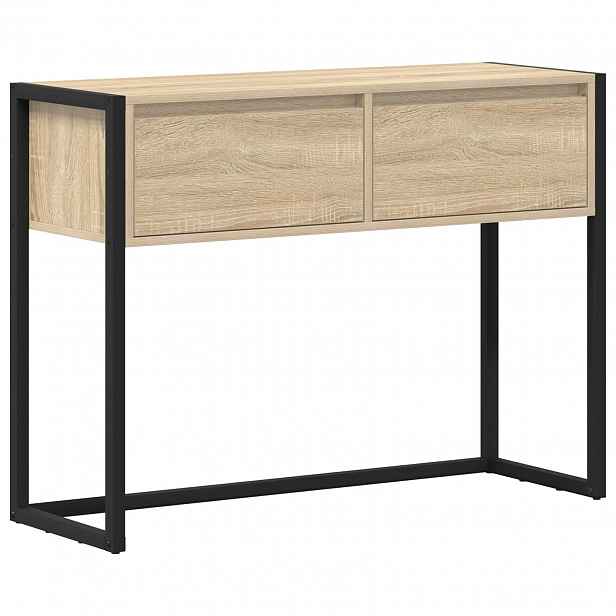vidaXL Odkládací stolek Sonoma 100 x 36 x 75 cm Kompozitní dřevo