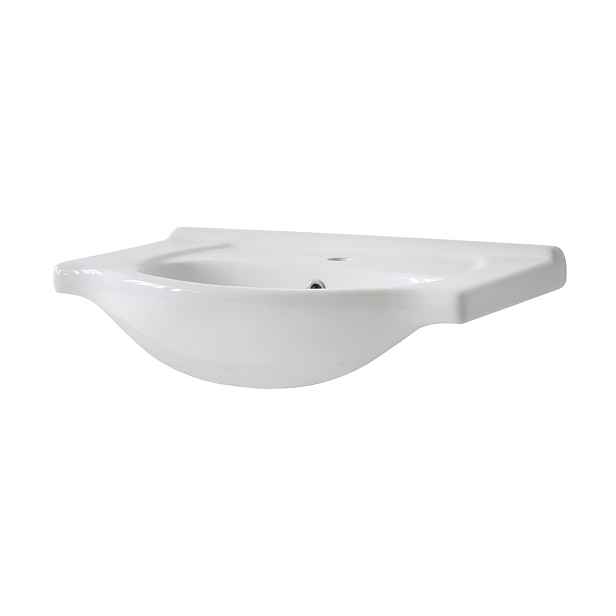 Comad Keramické zápustné umyvadlo Vintage II 65 cm bílé
