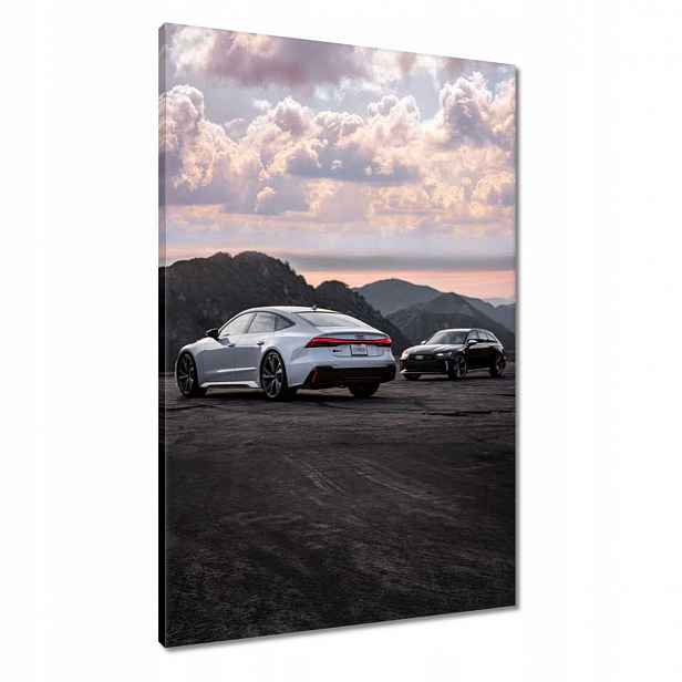 Obrazy 60x90 Bílé Audi RS7 Auto
