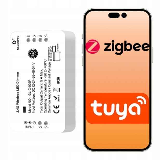 Led stmívač ZigBee inteligentní ovladač Tuya Hue Ha Smart