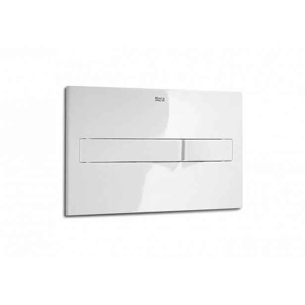PL2 – dvojité tlačítko bílý lesk Roca A890196000