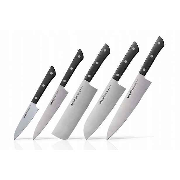 Samura Harakiri Sada 5 nožů (černá) (SHR-0250B)