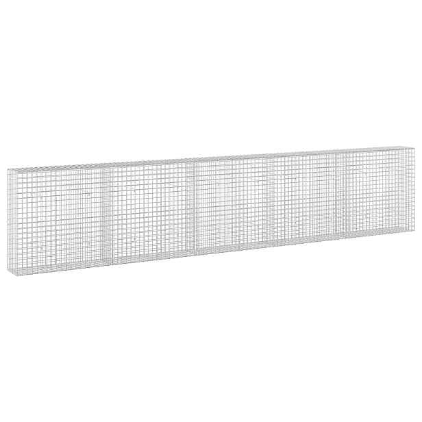 vidaXL Gabion s drátem 3,5 mm a síťkou 5x5 cm 500x30x100 cm