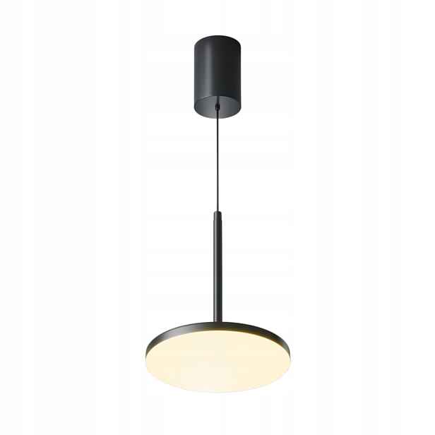 Maytoni Led závěsná lampa Plato černá Ø18.5 cm 12W IP20 nastavitelná