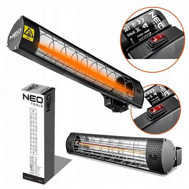 Neo Tools Zářič 2000W 90-031 IP65 Ohřívač