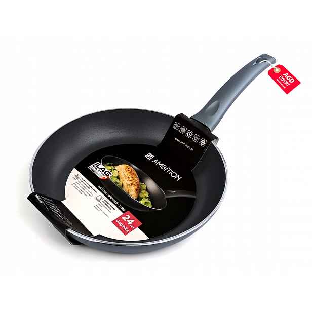 Pánev Ambition Graphite 24 CM Indukční, Povrchová Úprava Ilag Basic