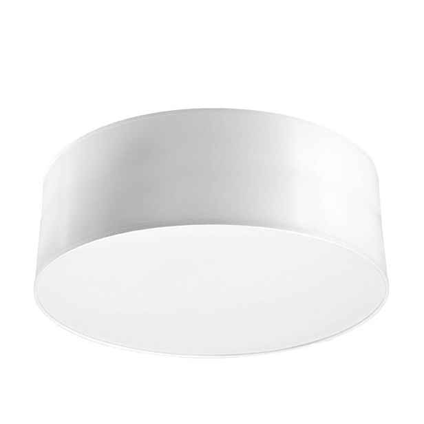 Sollux Stropní Svítidlo stropní bílý kulatý 25 cm na žárovku do obývacího pokoje