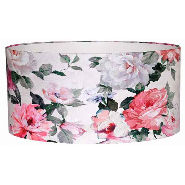 Stínidlo Stínidlo Na Lampu Závěsný válec 40/20 cm E27 Květiny Primavera