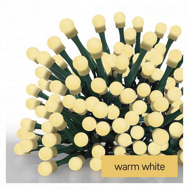 Vánoční řetěz LED 8 m, teplá bílá